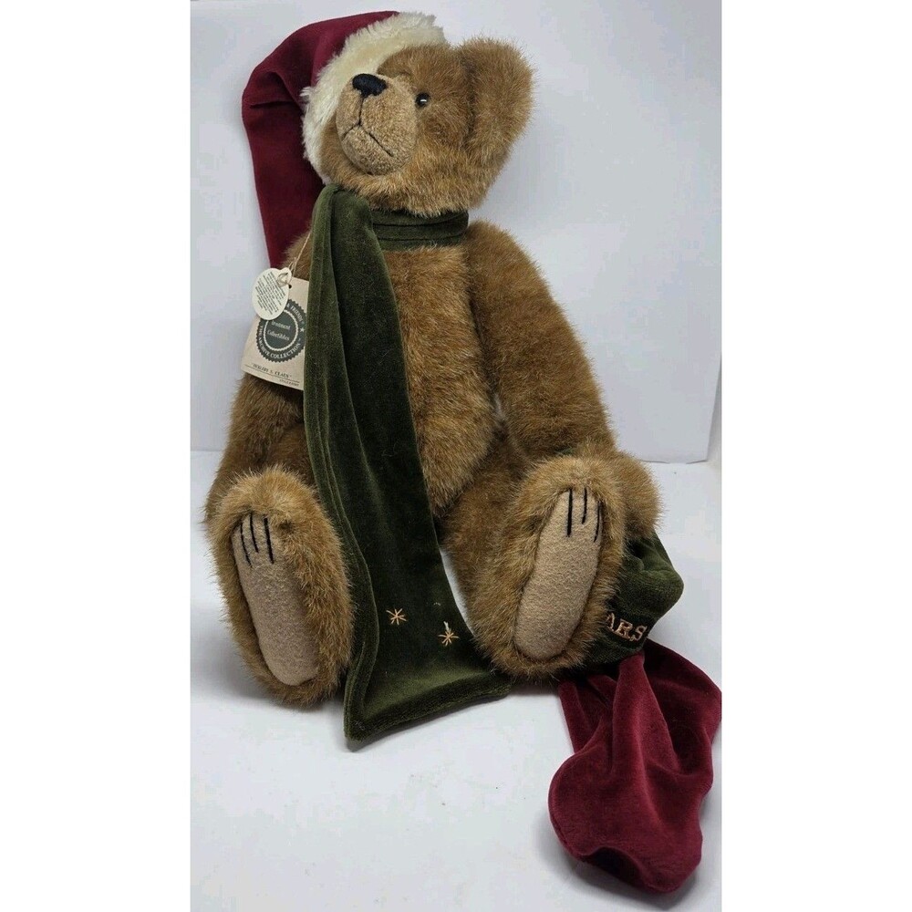 Boyd’s Nickleby S. Claus Jointed Stuffed 16” Teddy Bear w/Tags